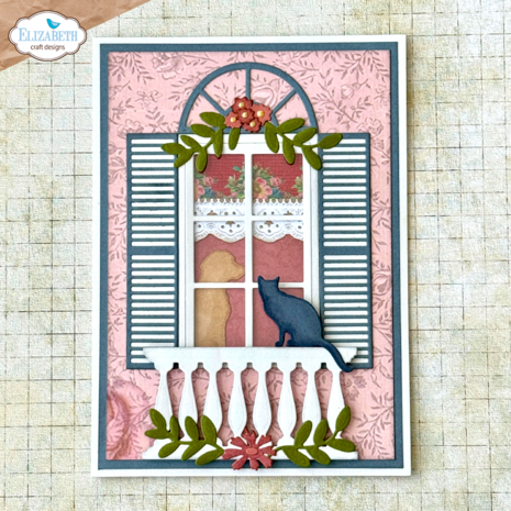 Elizabeth Craft Designs Romantic Revival Die Through the Window (2302) Elizabeth Craft Designs Romantic Revival Die Through the Window (2302)