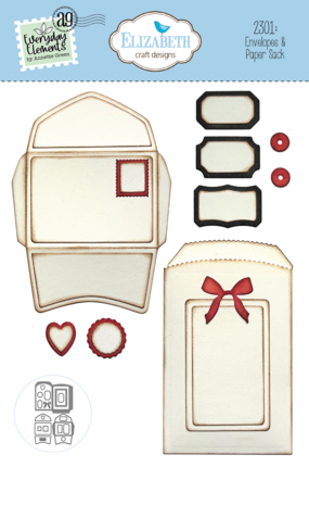 Elizabeth Craft Designs Romantic Revival Die Envelopes & Paper Sack (2301) Elizabeth Craft Designs Romantic Revival Die Envelopes & Paper Sack (2301)