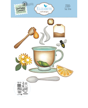 Elizabeth Craft Designs Romantic Revival Die Tea Time (2300)