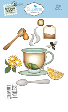 Elizabeth Craft Designs Romantic Revival Die Tea Time (2300) Elizabeth Craft Designs Romantic Revival Die Tea Time (2300)