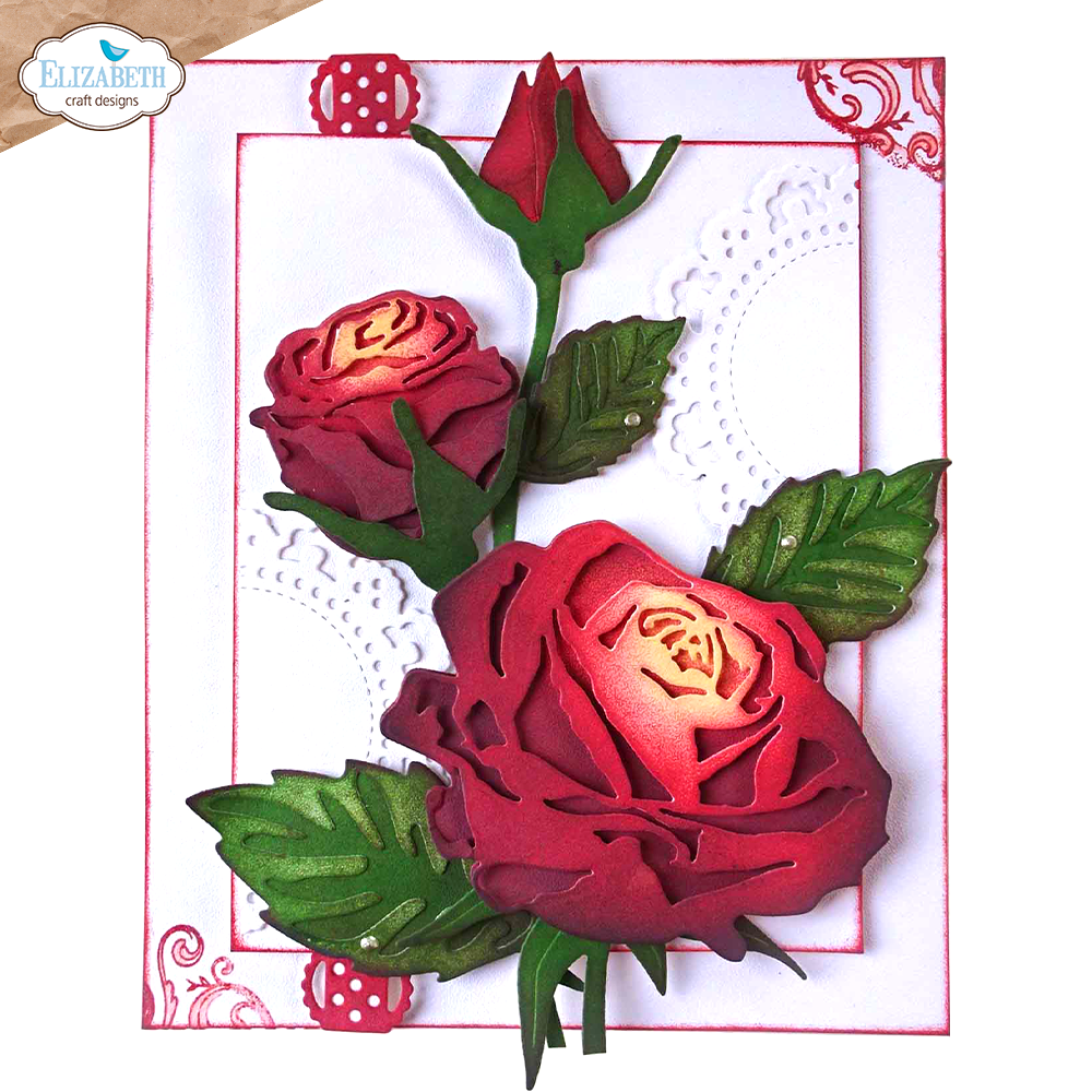 Elizabeth Craft Designs Romantic Revival Die Layered Roses (2298) Elizabeth Craft Designs Romantic Revival Die Layered Roses (2298)