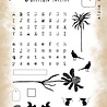 Tracy Evans Alpha Florals A5 Stamp (TE032) Tracy Evans Alpha Florals A5 Stamp (TE032)