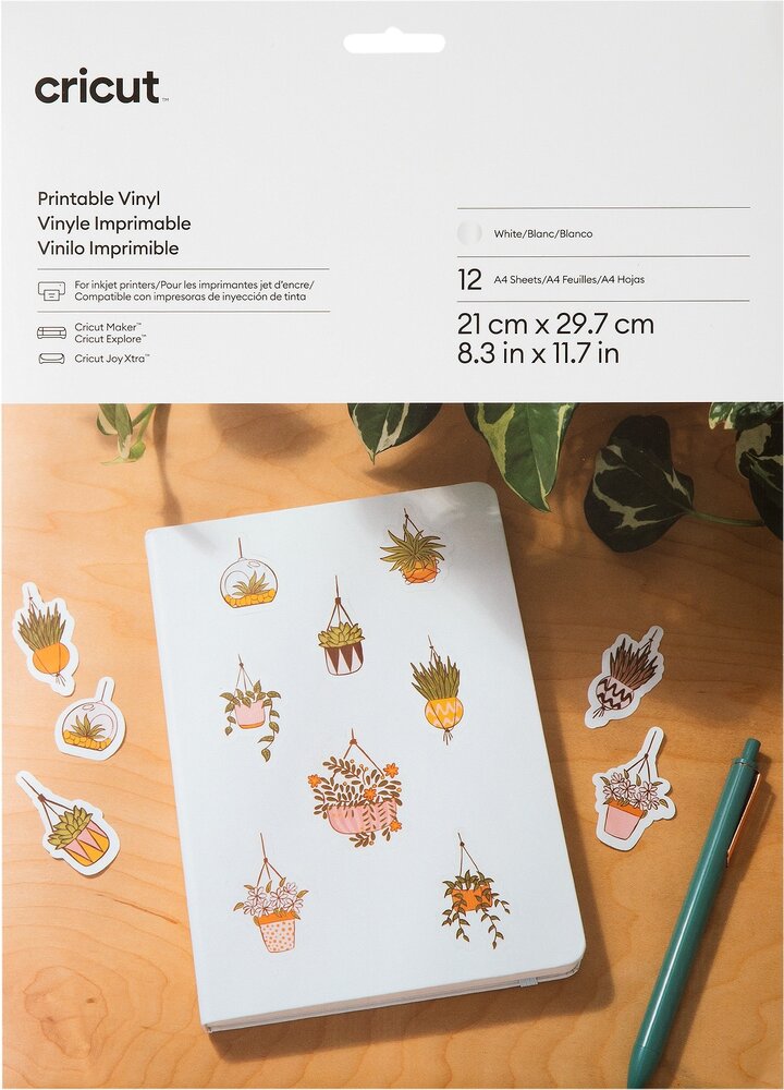 Cricut Printable Vinyl A4 White (12pcs) (2011883) Cricut Printable Vinyl A4 White (12pcs) (2011883)