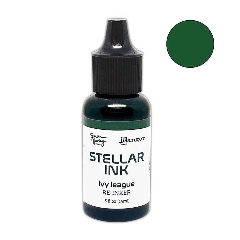Ranger Simon Hurley create. Stellar Ivy League Re-inker 0.5 fl oz (HUI90007)
