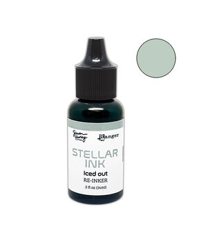 Ranger Simon Hurley create. Stellar Iced Out Re-inker 0.5 fl oz (HUI90069)