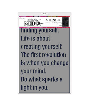 Ranger Dina Wakley MEdia Stencils Create Yourself (MDS87687)