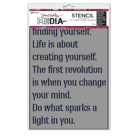 Ranger Dina Wakley MEdia Stencils Create Yourself (MDS87687)