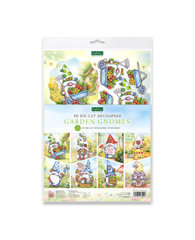 Katy Sue Designs Garden Gnomes 3D Die-Cut Decoupage (12pcs) (11-DCDGGN12)