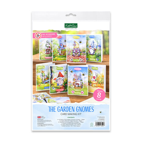 Katy Sue Designs Garden Gnomes Card Making Kit (17-10106TGG) Katy Sue Designs Garden Gnomes Card Making Kit (17-10106TGG)