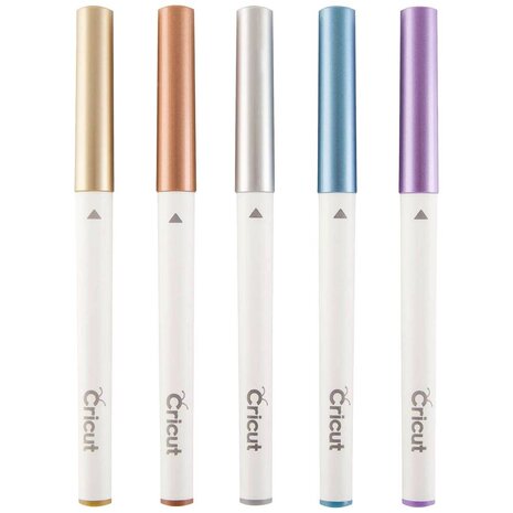 Cricut Metallic Medium Point Pen Set (5pcs) (2012168) Cricut Metallic Medium Point Pen Set (5pcs) (2012168)