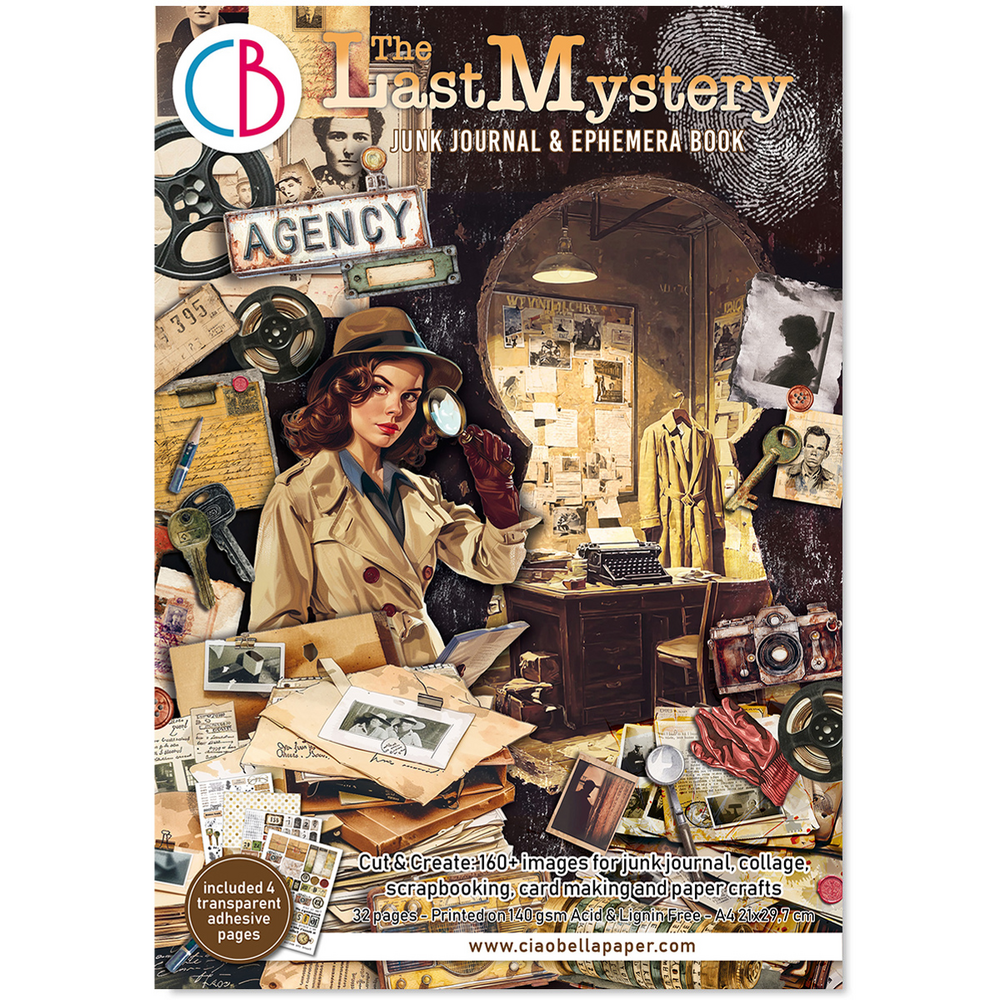 Ciao Bella The Last Mystery A4 Junk Journal Ephemera Book (32pcs) (CBB017)