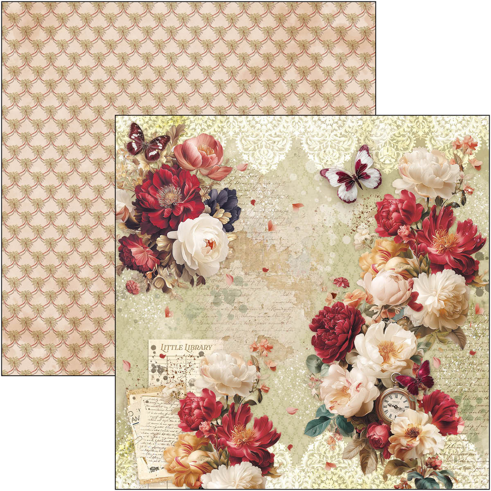 Ciao Bella Book Lovers Pad 8x8 Inch Paper Pad (12pcs) (CBH091) Ciao Bella Book Lovers Pad 8x8 Inch Paper Pad (12pcs) (CBH091)