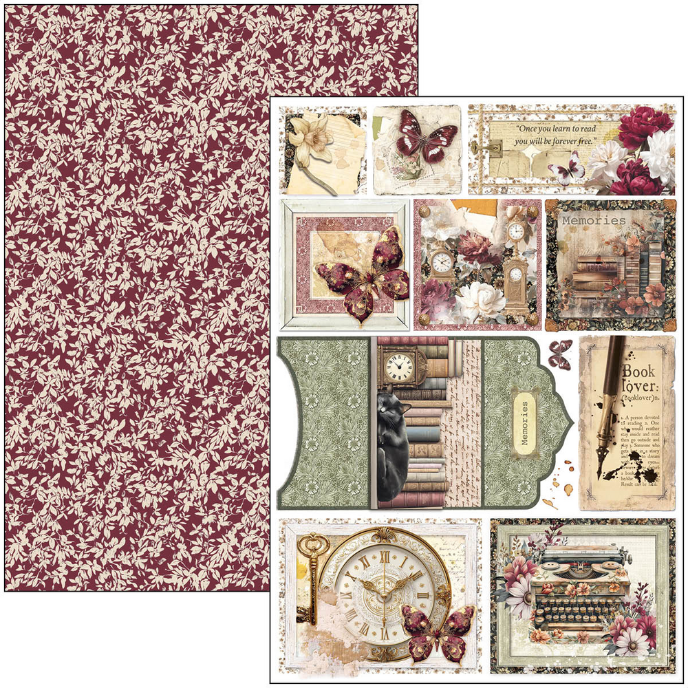 Ciao Bella Book Lovers A4 Creative Pad (9pcs) (CBCL091) Ciao Bella Book Lovers A4 Creative Pad (9pcs) (CBCL091)