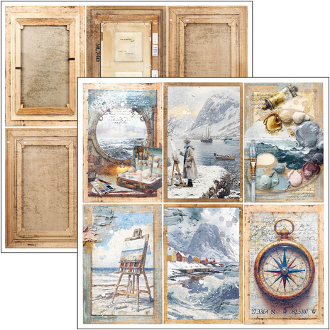 Ciao Bella An Artist Journey 12x12 Inch Paper Pad (12pcs) (CBPM092) Ciao Bella An Artist Journey 12x12 Inch Paper Pad (12pcs) (CBPM092)