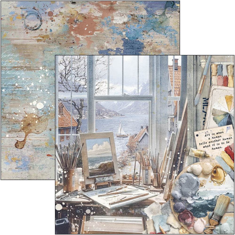 Ciao Bella An Artist Journey 8x8 Inch Paper Pad (12pcs) (CBH092) Ciao Bella An Artist Journey 8x8 Inch Paper Pad (12pcs) (CBH092)