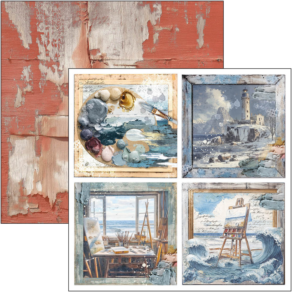 Ciao Bella An Artist Journey 8x8 Inch Paper Pad (12pcs) (CBH092) Ciao Bella An Artist Journey 8x8 Inch Paper Pad (12pcs) (CBH092)