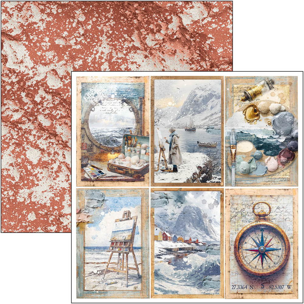 Ciao Bella An Artist Journey 8x8 Inch Paper Pad (12pcs) (CBH092) Ciao Bella An Artist Journey 8x8 Inch Paper Pad (12pcs) (CBH092)