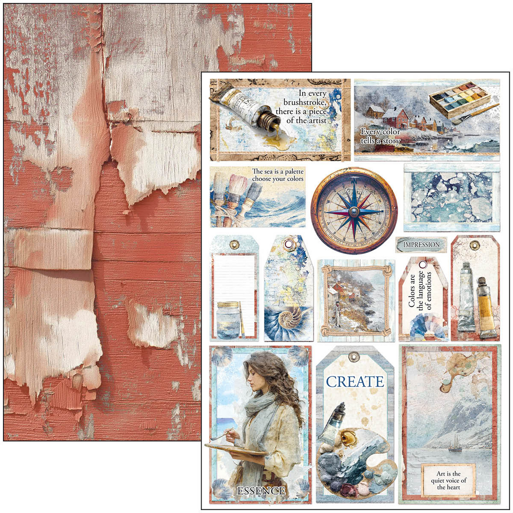 Ciao Bella An Artist Journey A4 Creative Pad (9pcs) (CBCL092) Ciao Bella An Artist Journey A4 Creative Pad (9pcs) (CBCL092)