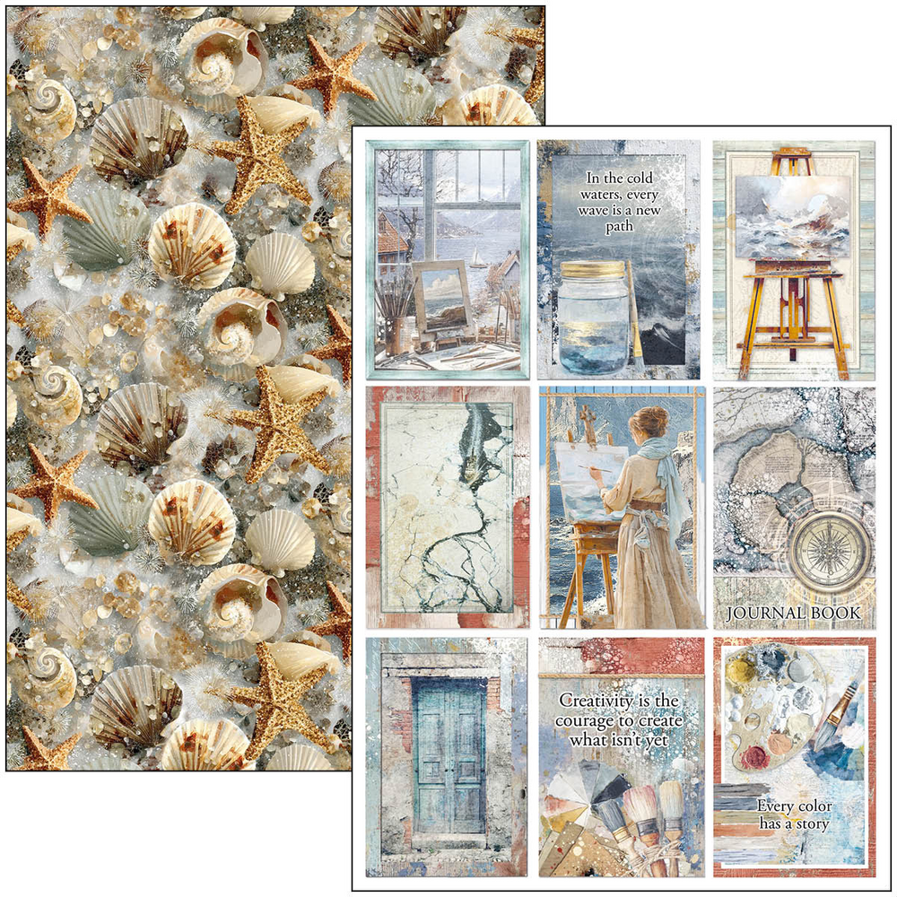 Ciao Bella An Artist Journey A4 Creative Pad (9pcs) (CBCL092) Ciao Bella An Artist Journey A4 Creative Pad (9pcs) (CBCL092)