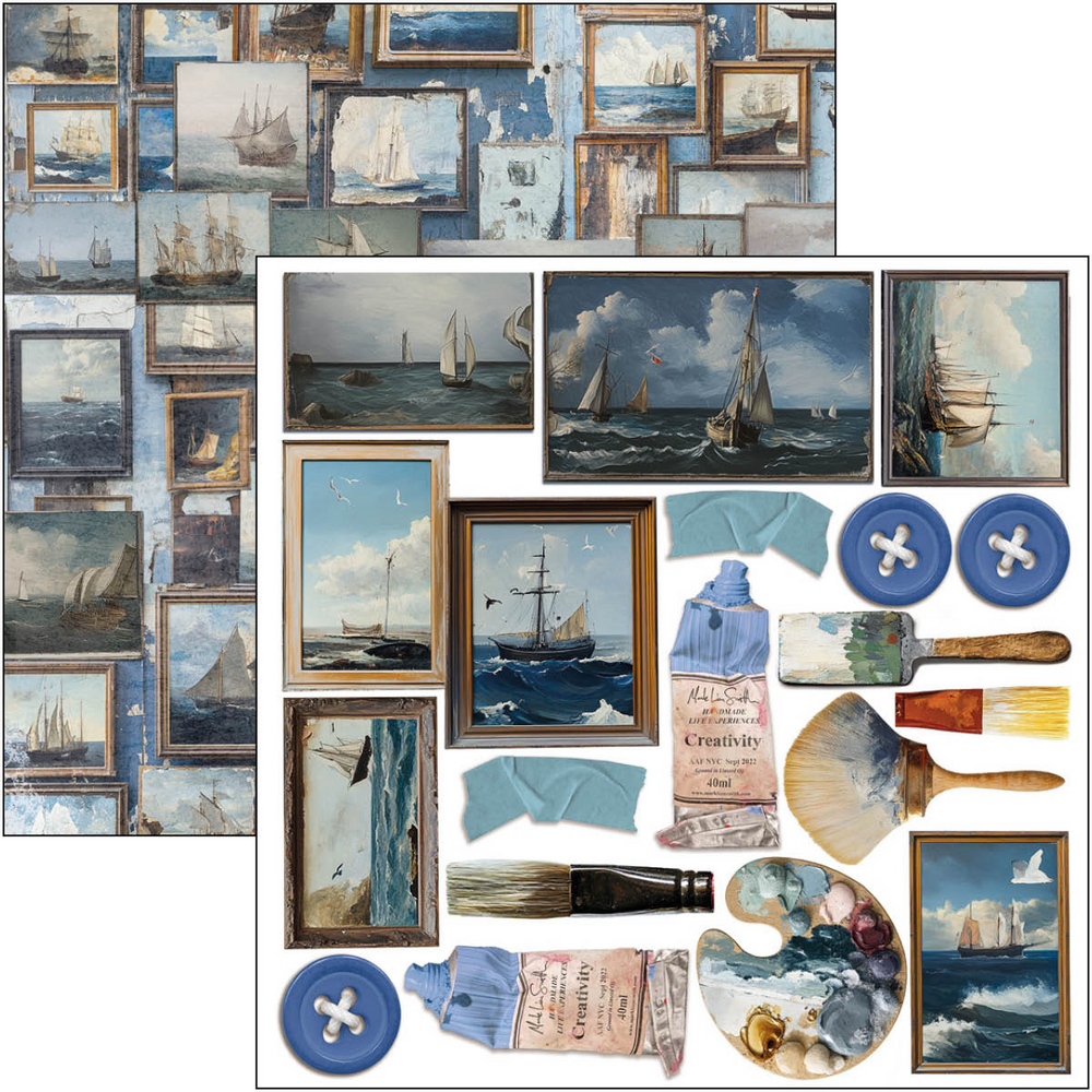 Ciao Bella An Artist Journey 6x6 Inch Fussy Cut Pad (24pcs) (CBQE092) Ciao Bella An Artist Journey 6x6 Inch Fussy Cut Pad (24pcs) (CBQE092)