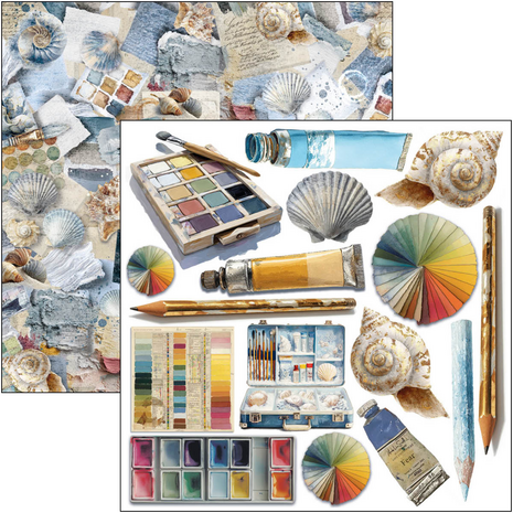 Ciao Bella An Artist Journey 6x6 Inch Fussy Cut Pad (24pcs) (CBQE092) Ciao Bella An Artist Journey 6x6 Inch Fussy Cut Pad (24pcs) (CBQE092)