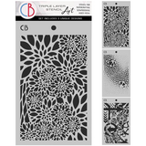 Ciao Bella Polar Railway 5x8 Inch Stencil Mix Triple Layer Set (MSX007)