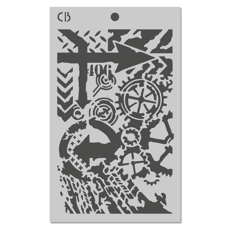 Ciao Bella Polar Railway 5x8 Inch Stencil Mix Triple Layer Set (MSX007) Ciao Bella Polar Railway 5x8 Inch Stencil Mix Triple Layer Set (MSX007)