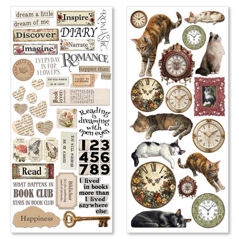 Ciao Bella Book Lover Transparent Adhesive Sheets (5pcs) (CBI007) Ciao Bella Book Lover Transparent Adhesive Sheets (5pcs) (CBI007)