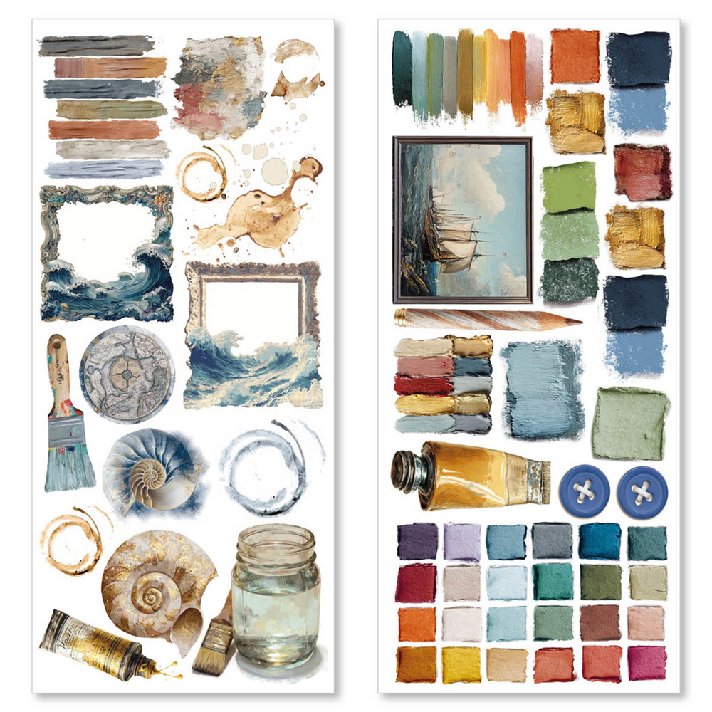 Ciao Bella An Artist Journey Transparent Adhesive Sheets (5pcs) (CBI008) Ciao Bella An Artist Journey Transparent Adhesive Sheets (5pcs) (CBI008)