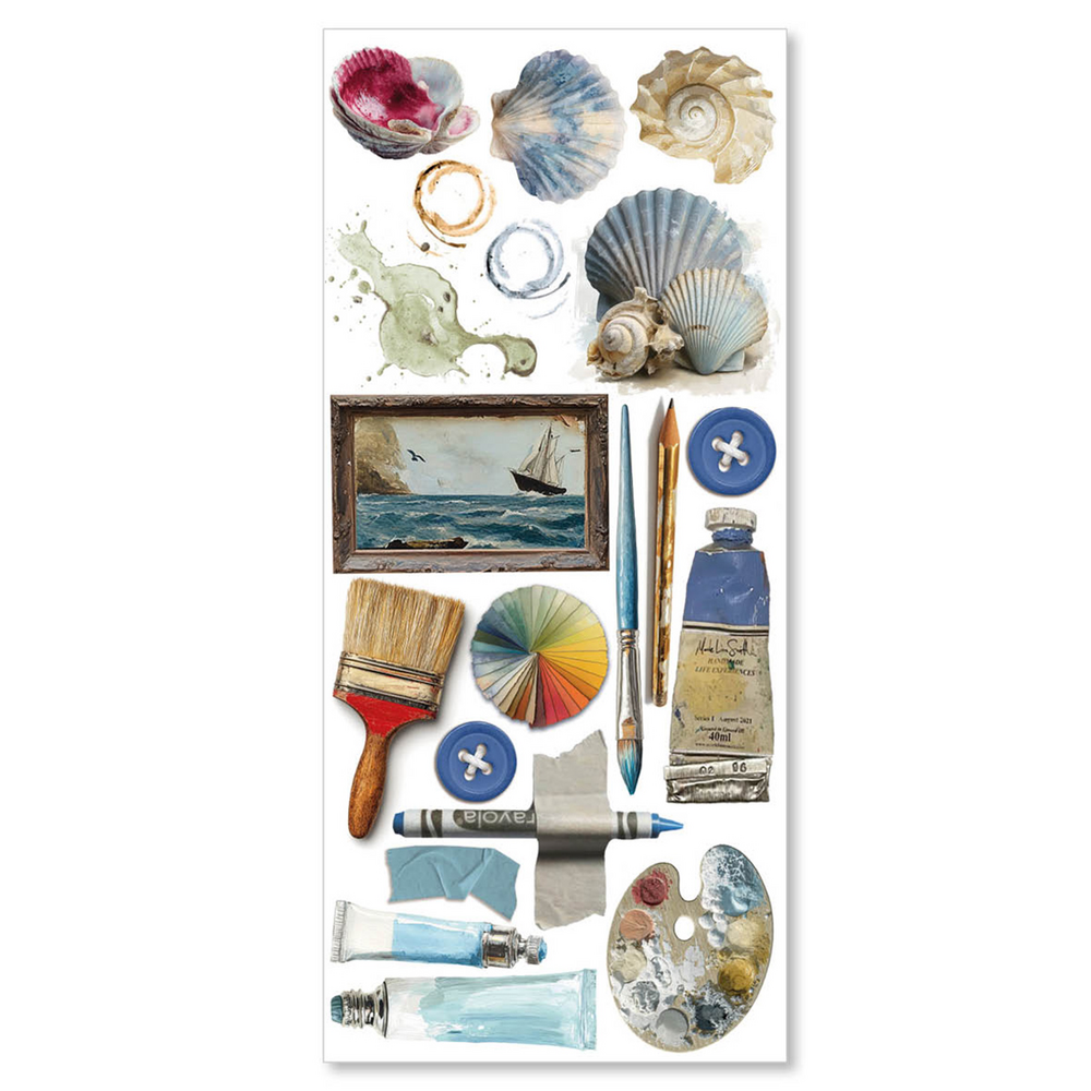 Ciao Bella An Artist Journey Transparent Adhesive Sheets (5pcs) (CBI008) Ciao Bella An Artist Journey Transparent Adhesive Sheets (5pcs) (CBI008)