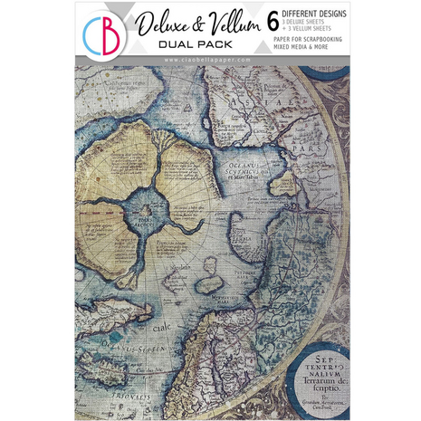Ciao Bella An Artist Journey A4 Deluxe Paper Silver & Vellum Dual Pack Mixed (6pcs) (CBX005) Ciao Bella An Artist Journey A4 Deluxe Paper Silver & Vellum Dual Pack Mixed (6pcs) (CBX005)