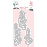 Creative Craftlab Wordz EN Essentials Cutting Die (CCL-ES-CD981)