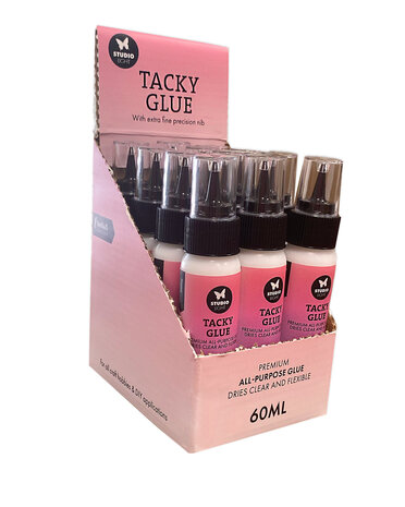 Studio Light Tacky Glue Display 12x60ml (SL-ES-GLUE104)
