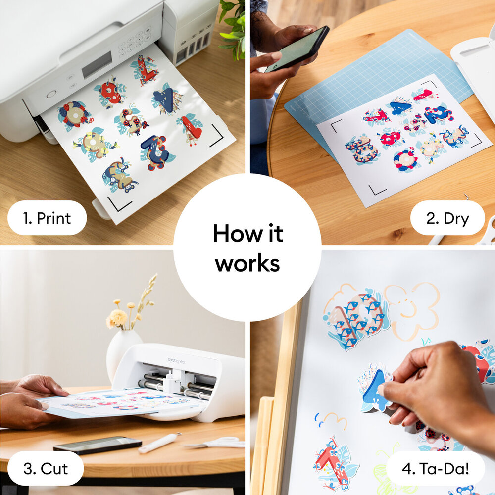 Cricut Printable Magnet Sheets A4 White (3pcs) (2012792)