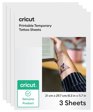 Cricut Printable Tattoo Paper A4 Transparent (3pcs) (2012791) Cricut Printable Tattoo Paper A4 Transparent (3pcs) (2012791)