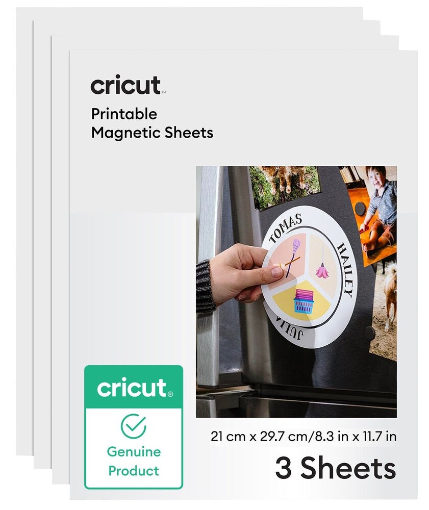 Cricut Printable Magnet Sheets A4 White (3pcs) (2012792)