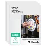 Cricut Printable Magnet Sheets A4 White (3pcs) (2012792)