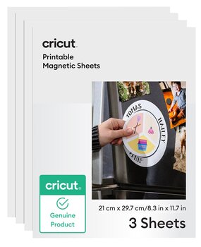 Cricut Printable Magnet Sheets A4 White (3pcs) (2012792)