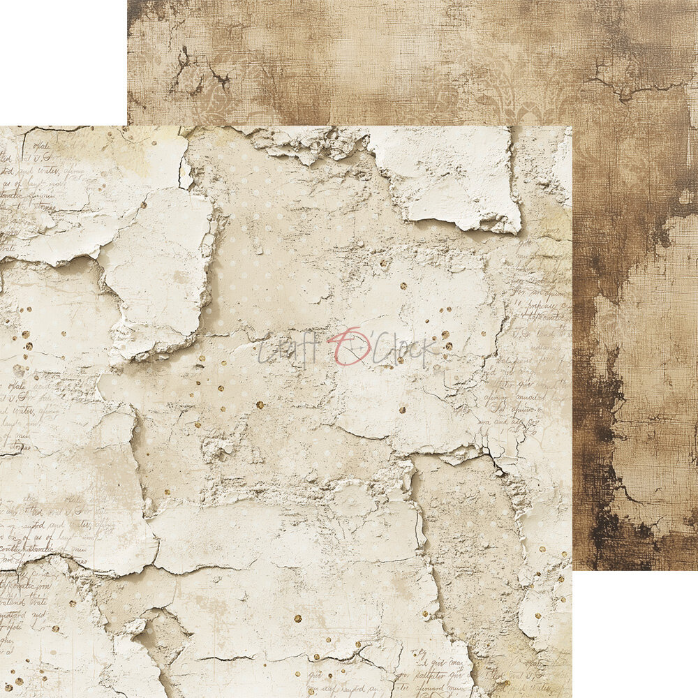 Craft O'Clock Plum & Caramel 8x8 Inch Basic Papers Set (CC-C80-PC-08)