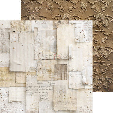 Craft O'Clock Plum & Caramel 8x8 Inch Basic Papers Set (CC-C80-PC-08)