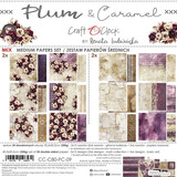 Craft O'Clock Plum & Caramel 8x8 Inch Medium Papers Set (CC-C80-PC-09)