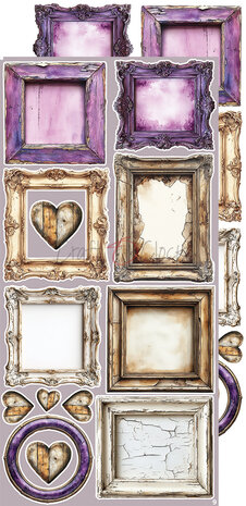 Craft O'Clock Plum & Caramel Extras Set Flowers & More (CC-C80-PC-11)