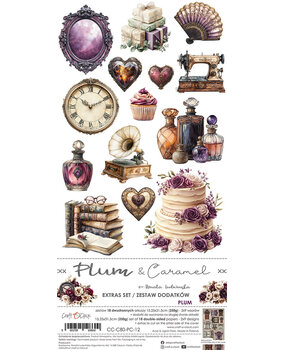 Craft O'Clock Plum & Caramel Extras Set Plum (CC-C80-PC-12)