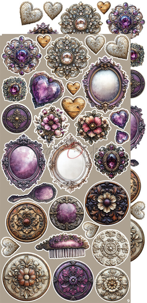 Craft O'Clock Plum & Caramel Extras Set Plum (CC-C80-PC-12)