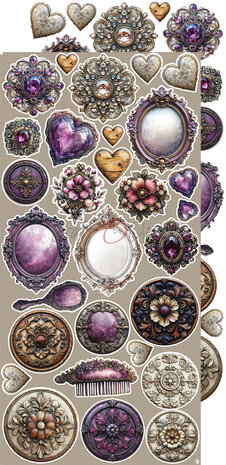 Craft O'Clock Plum & Caramel Extras Set Plum (CC-C80-PC-12)