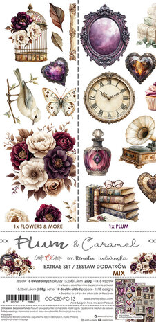 Craft O'Clock Plum & Caramel Extras Set Mix (CC-C80-PC-13)
