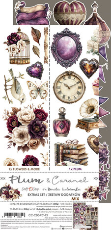 Craft O'Clock Plum & Caramel Extras Set Mix (CC-C80-PC-13)