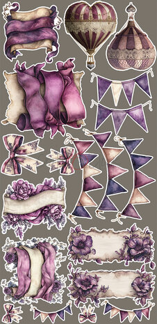 Craft O'Clock Plum & Caramel Extras Set Mix (CC-C80-PC-13)