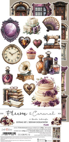Craft O'Clock Plum & Caramel Extras Set Mix (CC-C80-PC-13)
