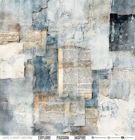 Craft O'Clock Timeless Grace 12x12 Inch Paper Set (CC-C81-TG-00)